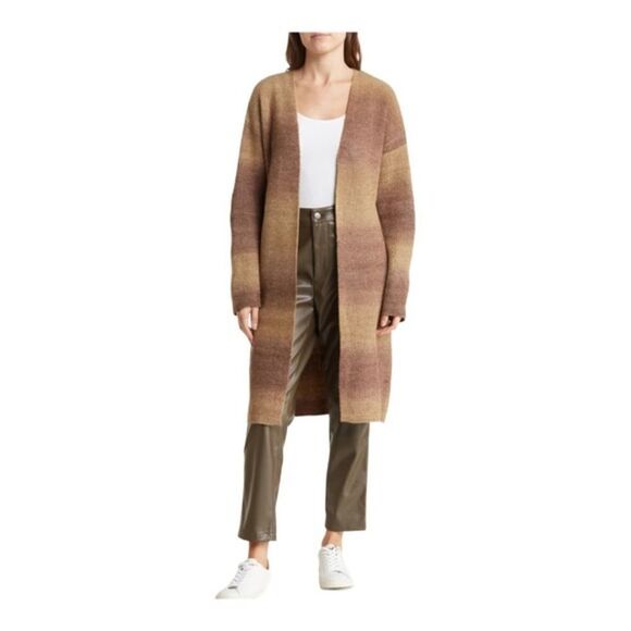 BCBGeneration open front knit long cardigan Sweater NWT Oversized - Picture 2 of 11